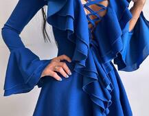 Сукня з з воланами на ґудзиках Сукня з з воланами на ґудзиках | PUSHKA SHOP