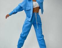 Комплект: тёплая рубашка на кнопках + джоггеры  Комплект: тёплая рубашка на кнопках + джоггеры  | PUSHKA SHOP