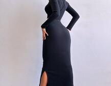 Трикотажний комплект: топ з елементами корсету та спідниця з розрізами  | PUSHKA SHOP