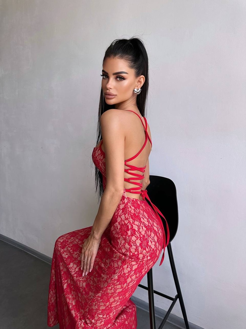 Мереживна сукня максі   | PUSHKA SHOP