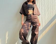 Комплект: сорочка та штани карго Комплект: сорочка та штани карго | PUSHKA SHOP