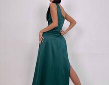 Атласна сукня максі  | PUSHKA SHOP