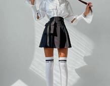 Комплект: рубашка + юбка в складку  | PUSHKA SHOP