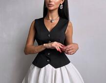 Комплект: жилет + спідниця Комплект: жилет + спідниця | PUSHKA SHOP