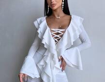 Сукня з воланами  | PUSHKA SHOP