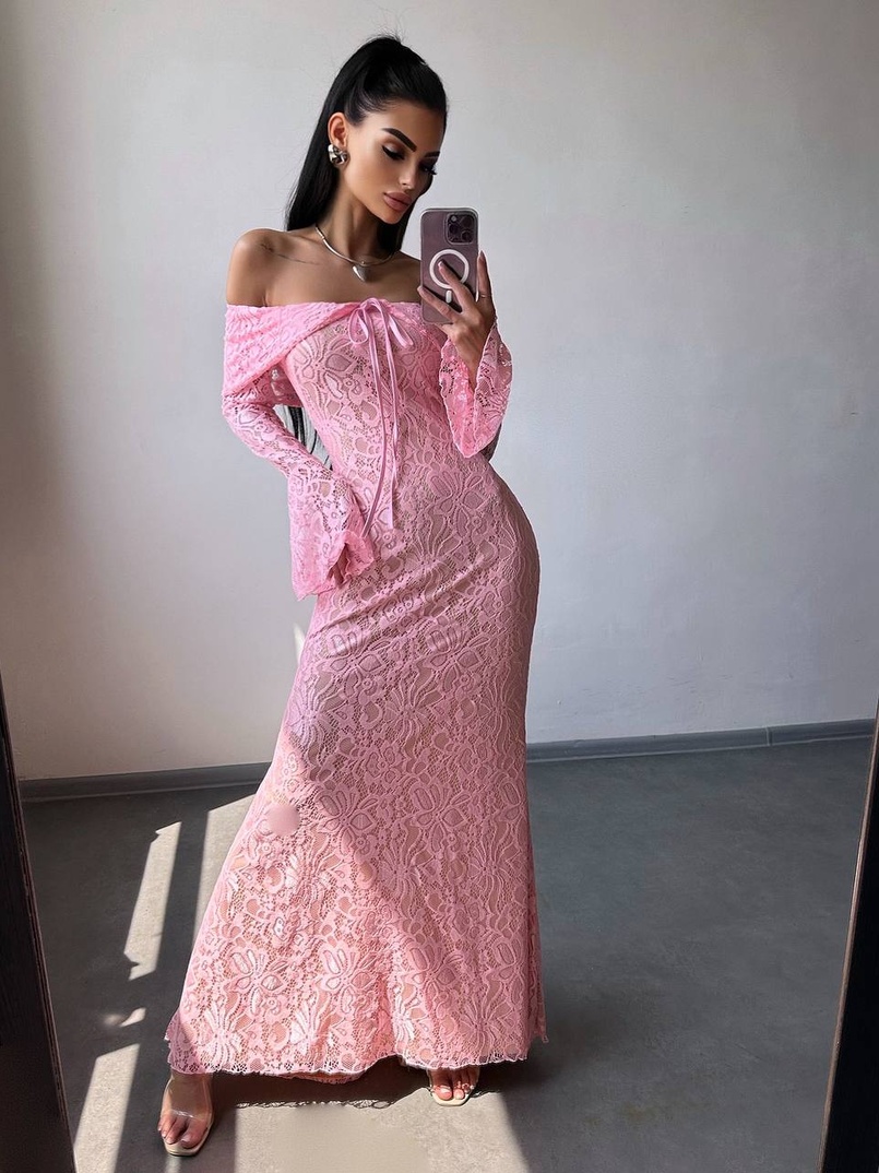 Мереживна сукня максі   Мереживна сукня максі   | PUSHKA SHOP