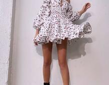 Сукня міні з квітковим принтом  Сукня міні з квітковим принтом  | PUSHKA SHOP