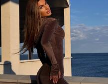 Велюровий комбінезон кльош | PUSHKA SHOP