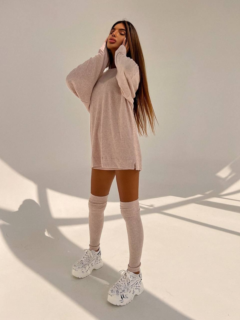 Трикотажна сукня-двійка + гетри Трикотажна сукня-двійка + гетри | PUSHKA SHOP