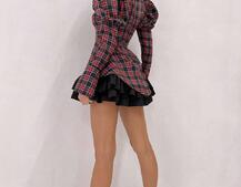 Сукня з об'ємними рукавами + спідниця з воланами | PUSHKA SHOP