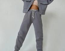 Комплект: тёплая рубашка на кнопках + джоггеры  Комплект: тёплая рубашка на кнопках + джоггеры  | PUSHKA SHOP