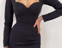 Сукня із чашечками з ефектом push up | PUSHKA SHOP