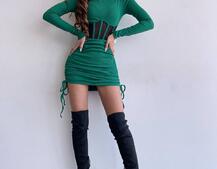 Сукня-міні з елементами корсету Довжину спідниці можна регулювати Сукня-міні з елементами корсету Довжину спідниці можна регулювати | PUSHKA SHOP