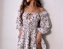 Сукня міні з квітковим принтом  Сукня міні з квітковим принтом  | PUSHKA SHOP