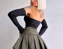 Комплект: спідниця з гетрами + топ | PUSHKA SHOP