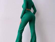 Комплект : штани кльош і топ на ґудзиках   | PUSHKA SHOP