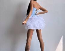 Комплект: корсет + пишна спідниця міні Комплект: корсет + пишна спідниця міні | PUSHKA SHOP