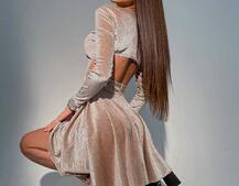 Бархатное платье с пайетками Бархатное платье с пайетками | PUSHKA SHOP