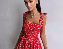 Корсетна сукня з подвійною спідницею  | PUSHKA SHOP