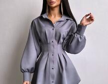 Приталена сорочка + корсет  | PUSHKA SHOP