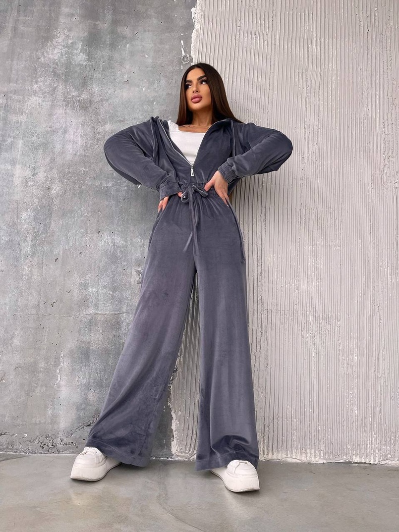 Велюровий комбінезон  | PUSHKA SHOP