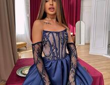 Комплект : мереживний корсет  з рукавичками + спідниця балон  | PUSHKA SHOP