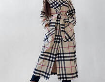 Кашемировое пальто в клетку на подкладке | PUSHKA SHOP