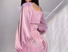 Комплект: топ з об'ємними рукавами + мереживна спідниця | PUSHKA SHOP