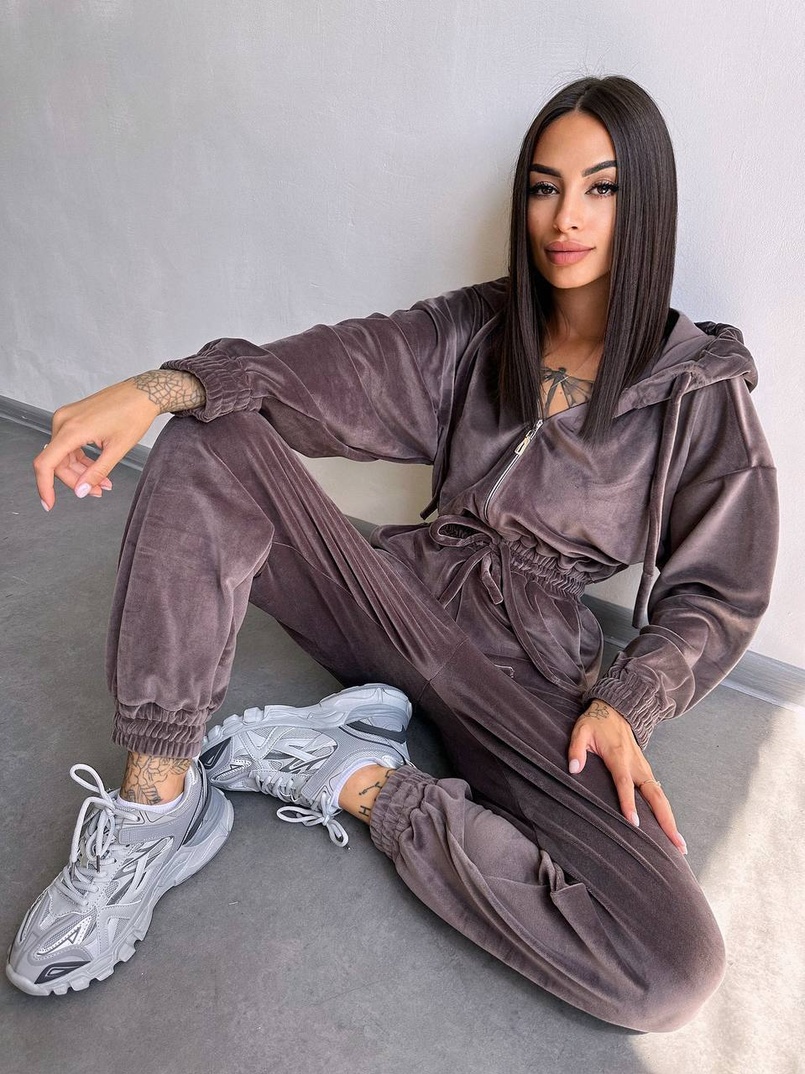 Велюровий комбінезон   | PUSHKA SHOP