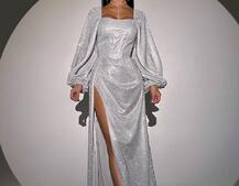 Сяючий комплект: корсет + спідниця максі з драпіруванням Сяючий комплект: корсет + спідниця максі з драпіруванням | PUSHKA SHOP