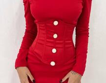 Сукня міді  + атласний корсет | PUSHKA SHOP