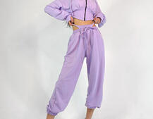 Трикотажный костюм с корсетными элементами и имитацией трусиков   | PUSHKA SHOP