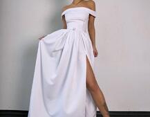 Сукня максі з відкритими плечима Сукня максі з відкритими плечима | PUSHKA SHOP