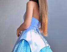 Атласна корсетна сукня  Атласна корсетна сукня  | PUSHKA SHOP