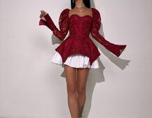 Мереживна сукня з чашечками  | PUSHKA SHOP