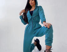 Приталенный комбинезон на молнии Приталенный комбинезон на молнии | PUSHKA SHOP