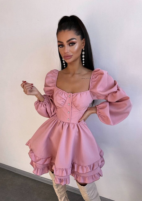 Лялькова сукня з пишною спідницею та корсетним верхом  | PUSHKA SHOP