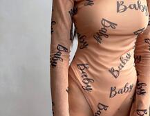 Боді з принтом   | PUSHKA SHOP