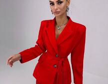 Комплект: мереживний корсет бюстьє + штани + піджак  | PUSHKA SHOP