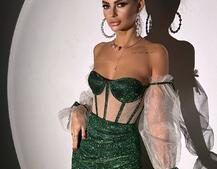 Сяючий комплект: корсет + спідниця Сяючий комплект: корсет + спідниця | PUSHKA SHOP