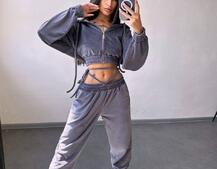 Велюровий комплект  | PUSHKA SHOP