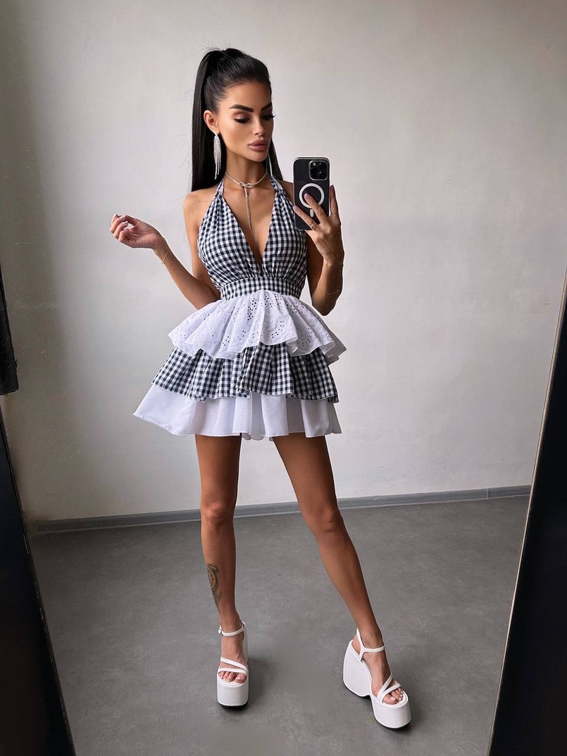 Сукня з пишною спідницею | PUSHKA SHOP