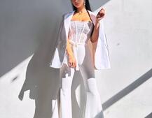 Комплект: піджак + комбінезон кльош  | PUSHKA SHOP