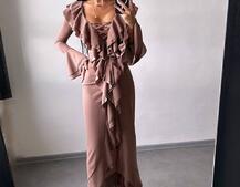 Сукня з воланами  | PUSHKA SHOP