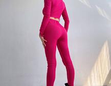 Комплект: топ зі шнурівкою на грудях + легінси | PUSHKA SHOP