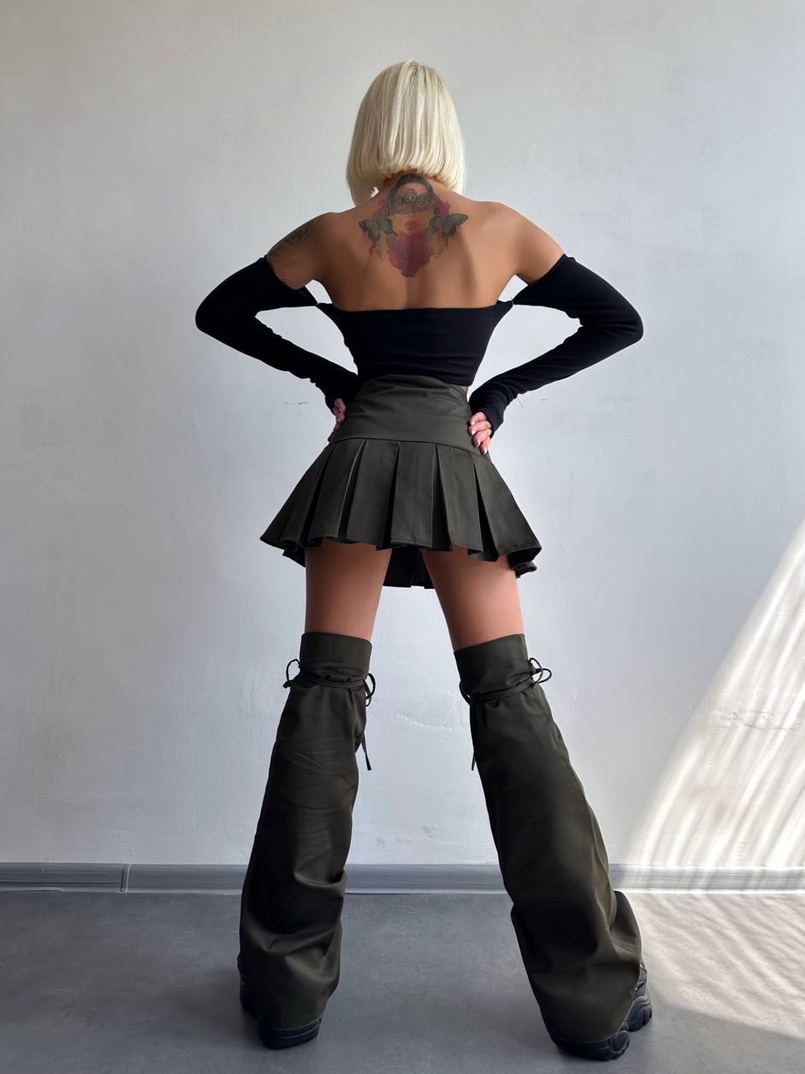 Комплект: спідниця з гетрами + топ | PUSHKA SHOP