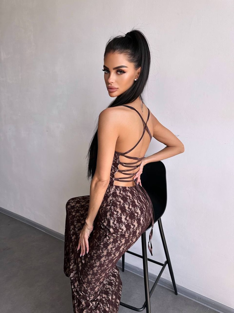 Мереживна сукня максі   | PUSHKA SHOP