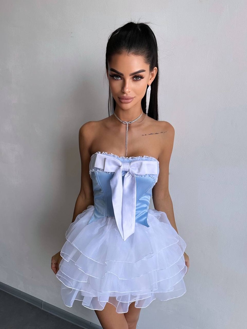 Комплект: корсет + пишна спідниця міні Комплект: корсет + пишна спідниця міні | PUSHKA SHOP