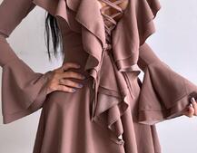 Сукня з з воланами на ґудзиках Сукня з з воланами на ґудзиках | PUSHKA SHOP