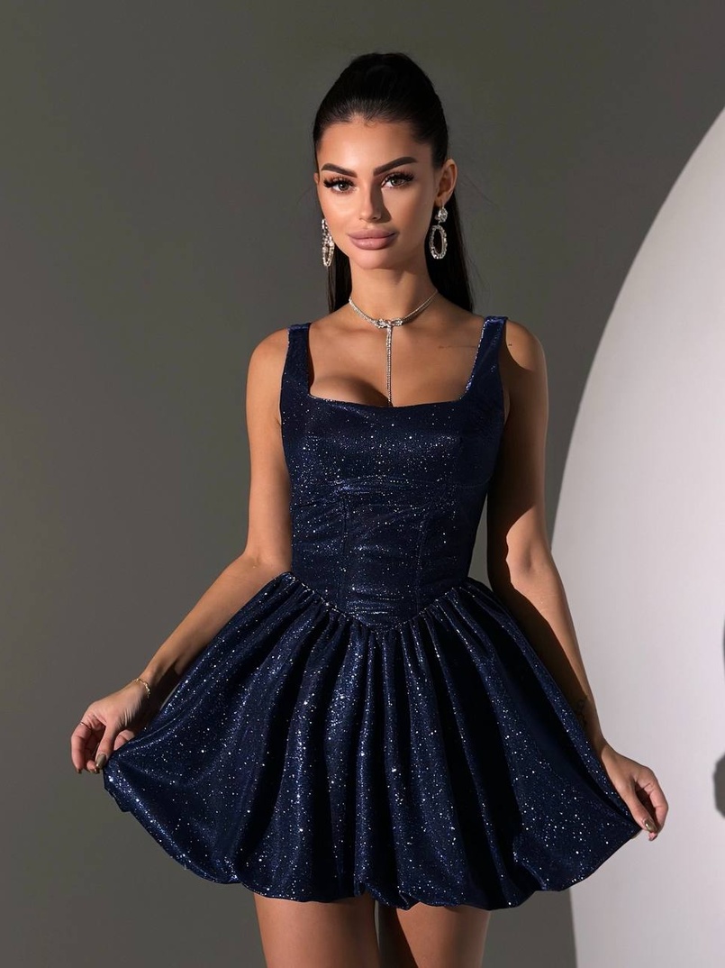 Сяюча корсетна  сукня міні  | PUSHKA SHOP